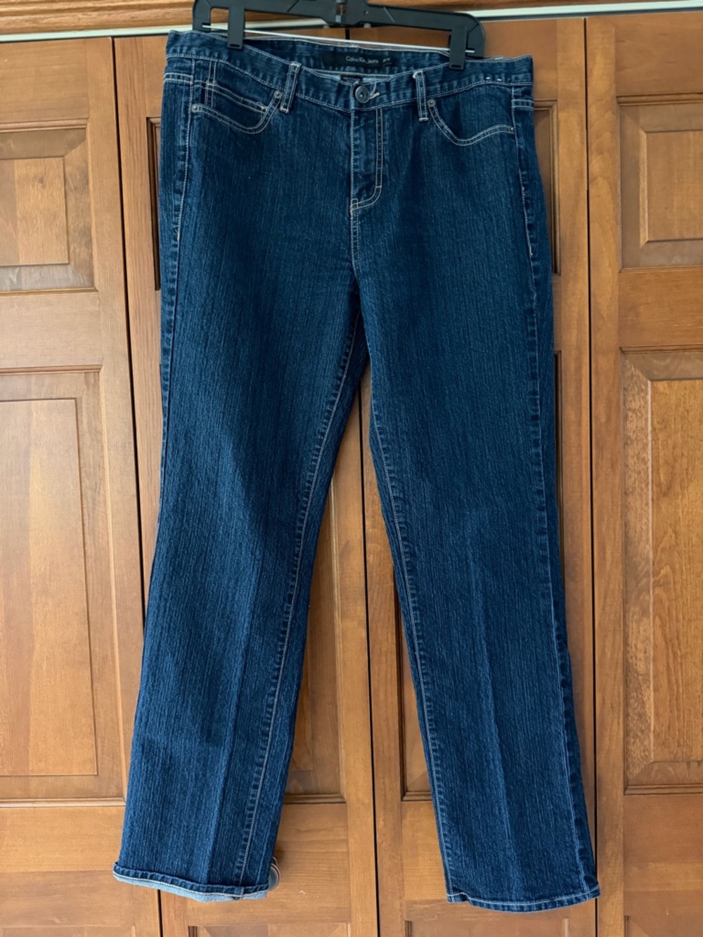 Calvin Klein Jeans Straight Leg Dark Blue Denim